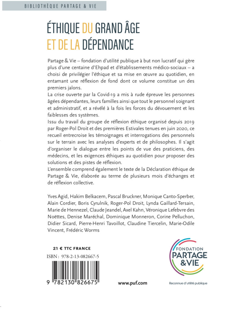 Résumé - Ethique du grand page et dépendance