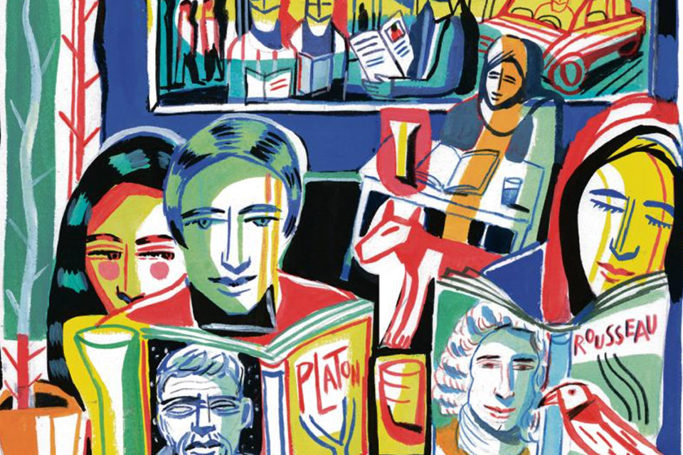Une collection de 34 volumes d’oeuvres majeures, dont Roger-Pol Droit est le parrain